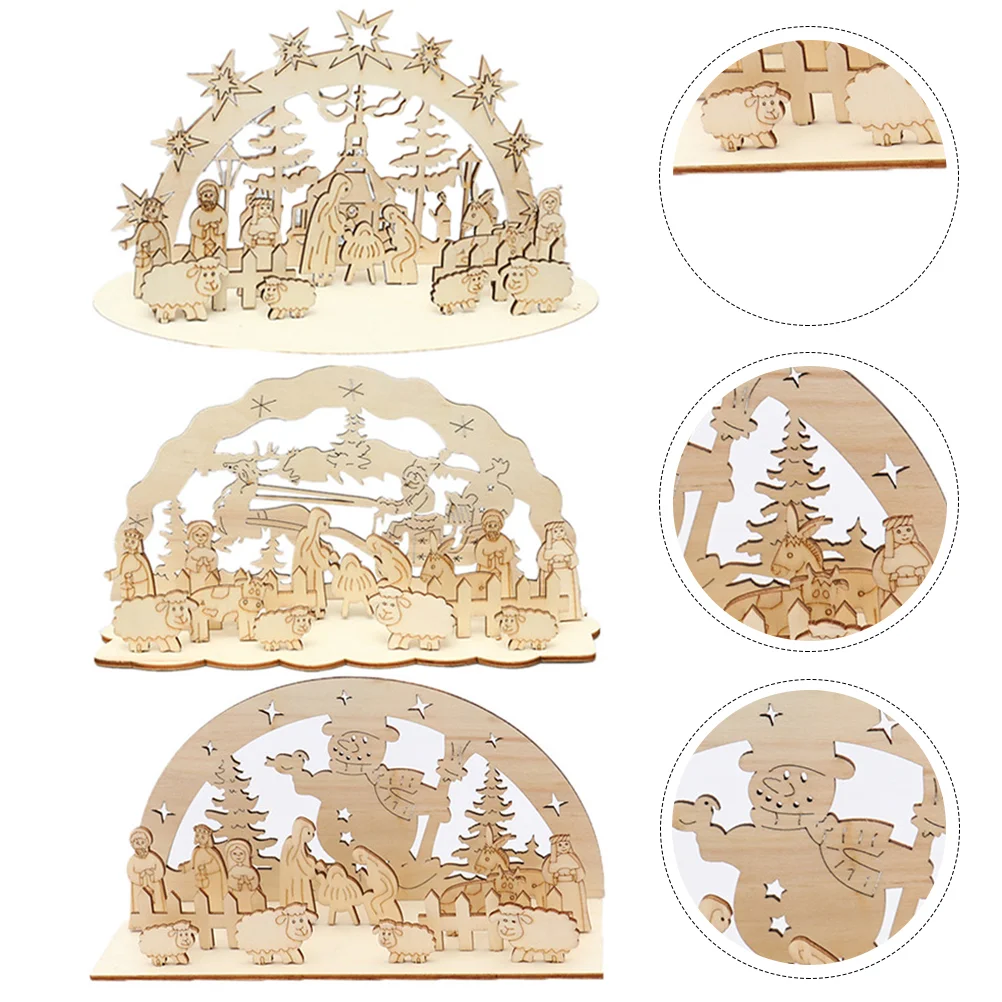 Diy Christmas Assembly Wood Puzzle House Adornment Figurine Woodcraft Decorations 3D Adorn Desktop Kit Ornaments Gift Children
Diy Christmas Assembly Wood Puzzle House Adornment Figurine Woodcraft Decorations 3D Adorn Desktop Kit Ornaments Gift Children