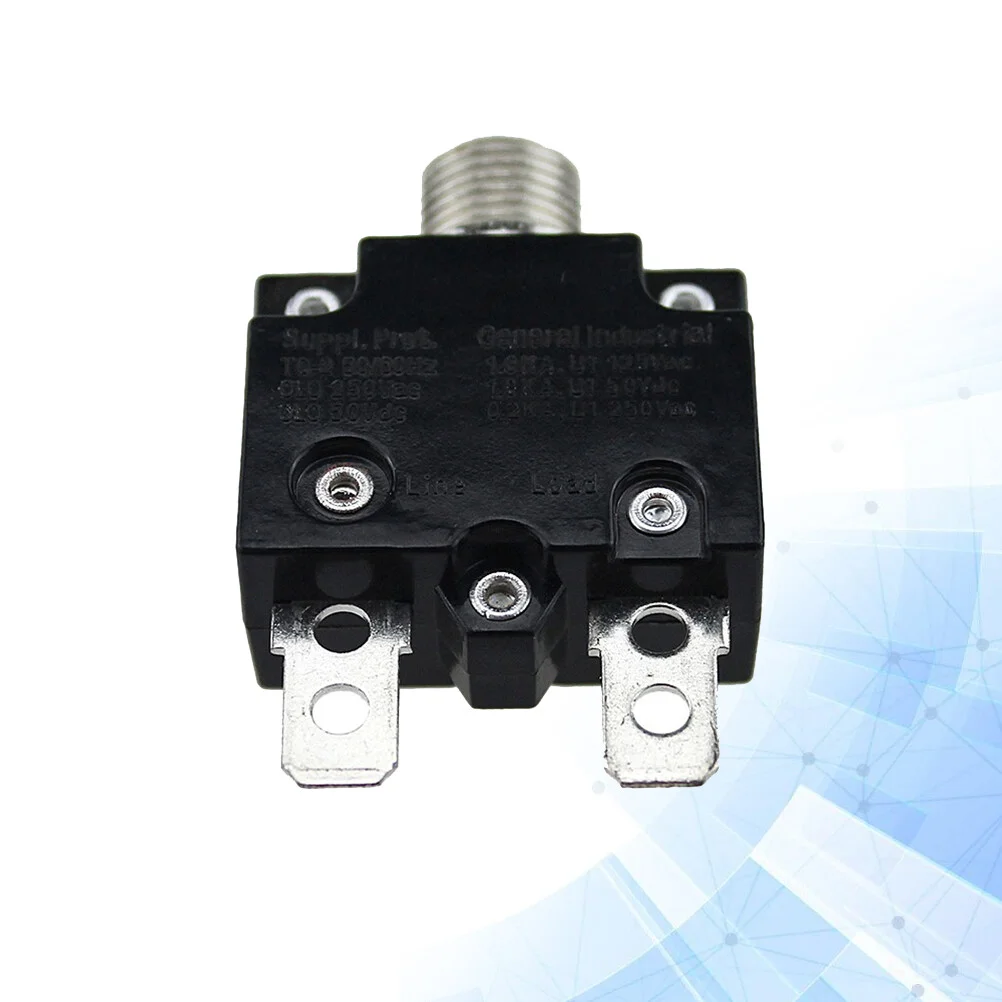 DC 50V Reset Circuit Breaker Car Auto 10A Cutout Vehicle Accessory For Car Ships Boat (Black)
DC 50V Reset Circuit Breaker Car Auto 10A Cutout Vehicle Accessory For Car Ships Boat (Black)