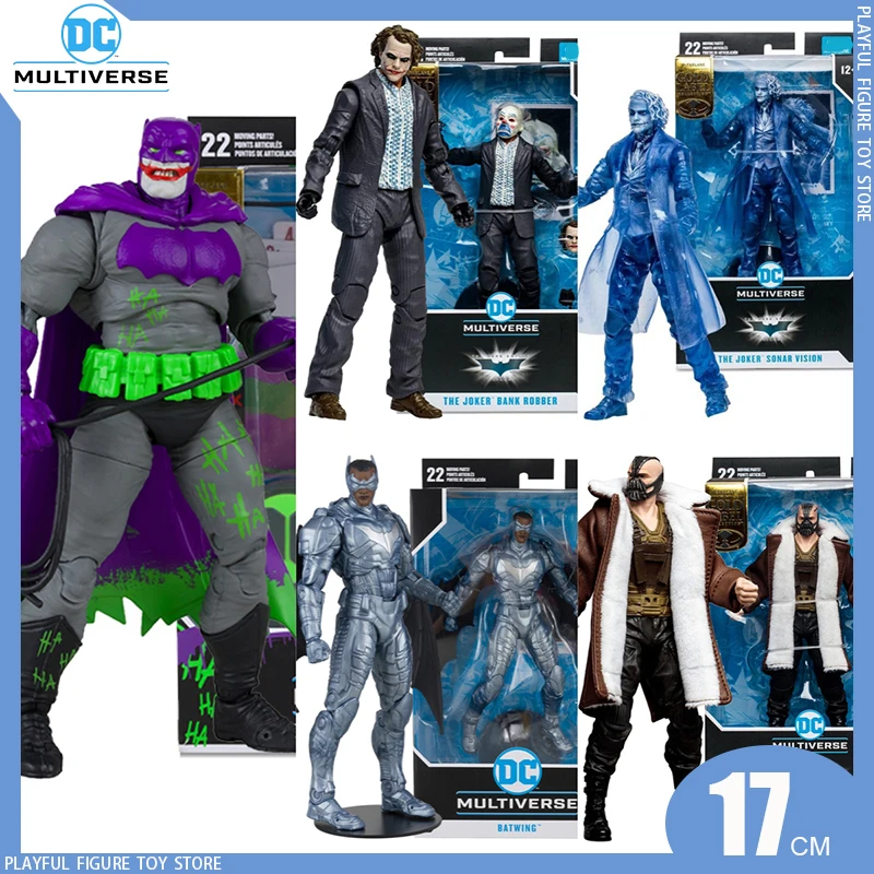 17cm Anime Figures Mcfarlane Toys Batman Black Adam Heath Ledger Joker Bane Batwing Action Figures Model Doll Toys Gifts Movie
17cm Anime Figures Mcfarlane Toys Batman Black Adam Heath Ledger Joker Bane Batwing Action Figures Model Doll Toys Gifts Movie