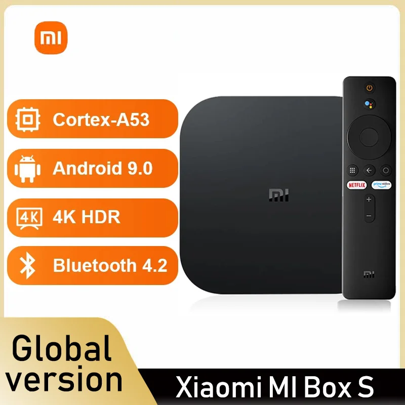 Original Xiaomi Mi TV Box S 4K Ultra HD Android 9.0 HDR 2G 8G WiFi Google Cast Smart TV Box Media Player Global Version Rushed
Original Xiaomi Mi TV Box S 4K Ultra HD Android 9.0 HDR 2G 8G WiFi Google Cast Smart TV Box Media Player Global Version Rushed