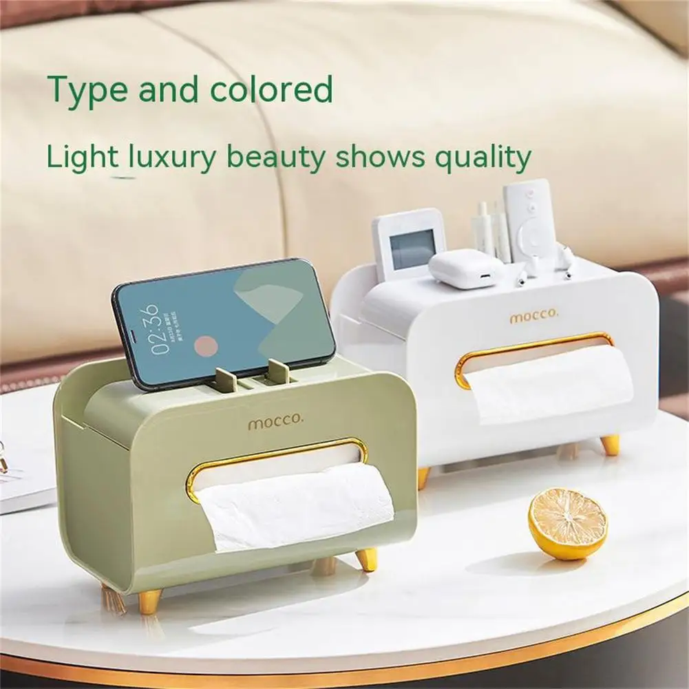 Household Tissue Box Multi-functional Napkin Box Container Mobile Phone Holder For Restaurant Hotel Office Car
Household Tissue Box Multi-functional Napkin Box Container Mobile Phone Holder For Restaurant Hotel Office Car