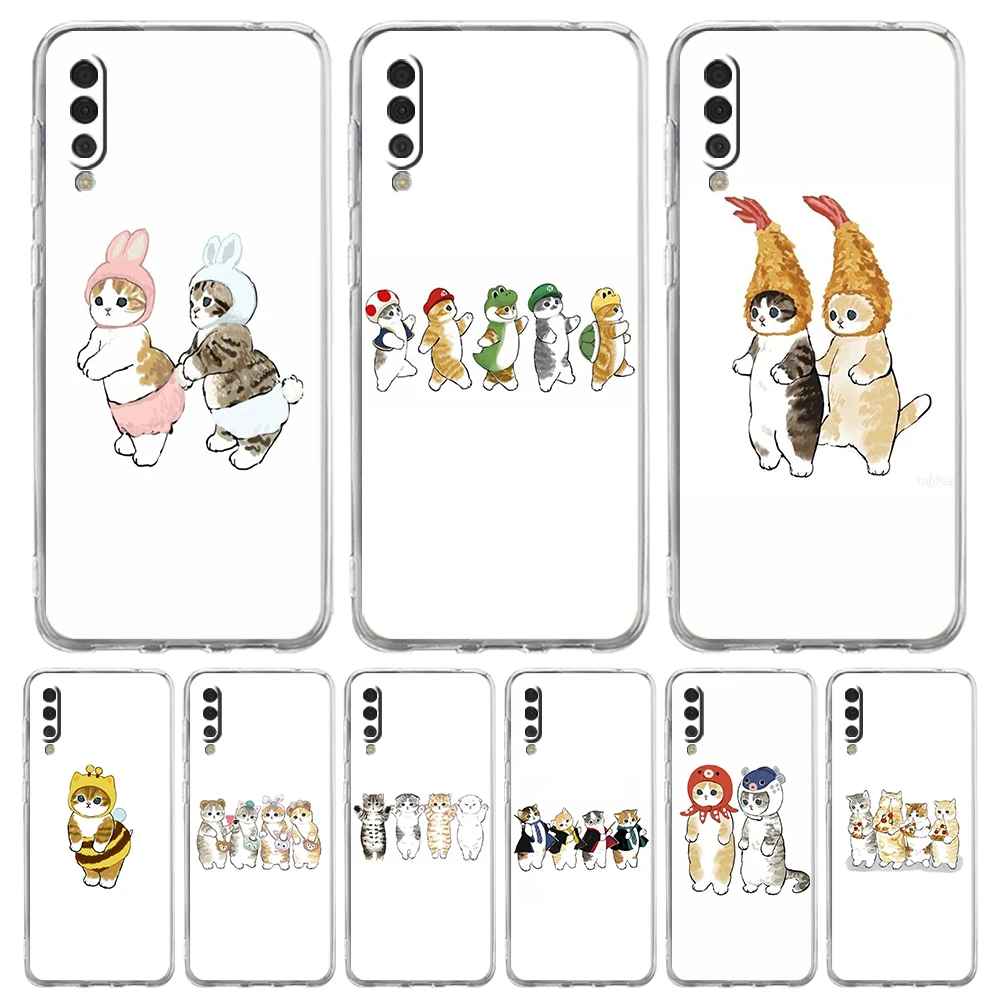 Cute Cat Cartoon Transparent Phone Case for Samsung Galaxy A12 A02 A03S A50 A70 A10 A10S A20 A30 A40 Luxury Soft Cover Funda Bag
Cute Cat Cartoon Transparent Phone Case for Samsung Galaxy A12 A02 A03S A50 A70 A10 A10S A20 A30 A40 Luxury Soft Cover Funda Bag