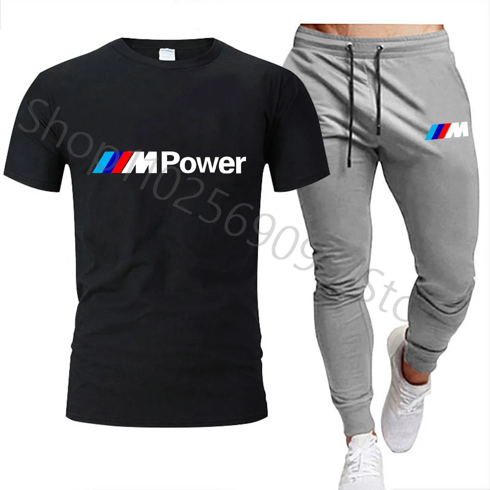 Мужской спортивный костюм M3 M5, Повседневная футболка с логотипом «M Power» и шорты для бега, весна-лето 2023
Мужской спортивный костюм M3 M5, Повседневная футболка с логотипом «M Power» и шорты для бега, весна-лето 2023