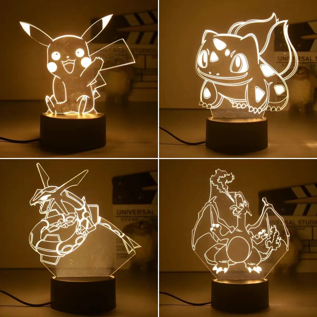 Pokemon Pikachu Led 3D Night Light Kids Toy Anime Figures Cute Pikachu Bedside Lamp for Children Bedroom Decor Birthday Gift
Pokemon Pikachu Led 3D Night Light Kids Toy Anime Figures Cute Pikachu Bedside Lamp for Children Bedroom Decor Birthday Gift
