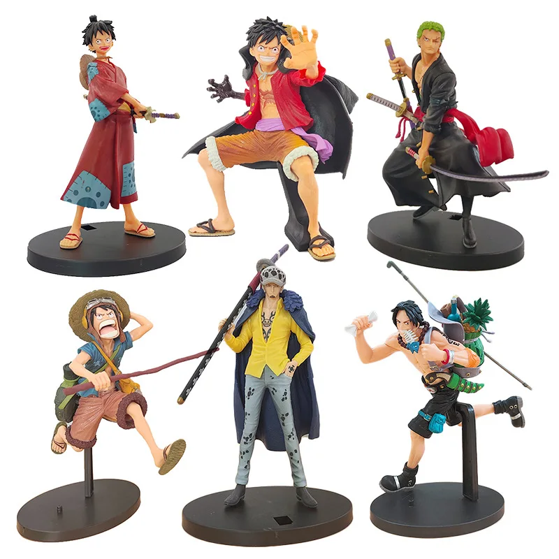 

One Piece Figurine Monkey D. Luffy PORTGAS.D.ACE Sabo Japanese Anime PVC Action Figure Toy Hobbies Toy Collectible Model Doll