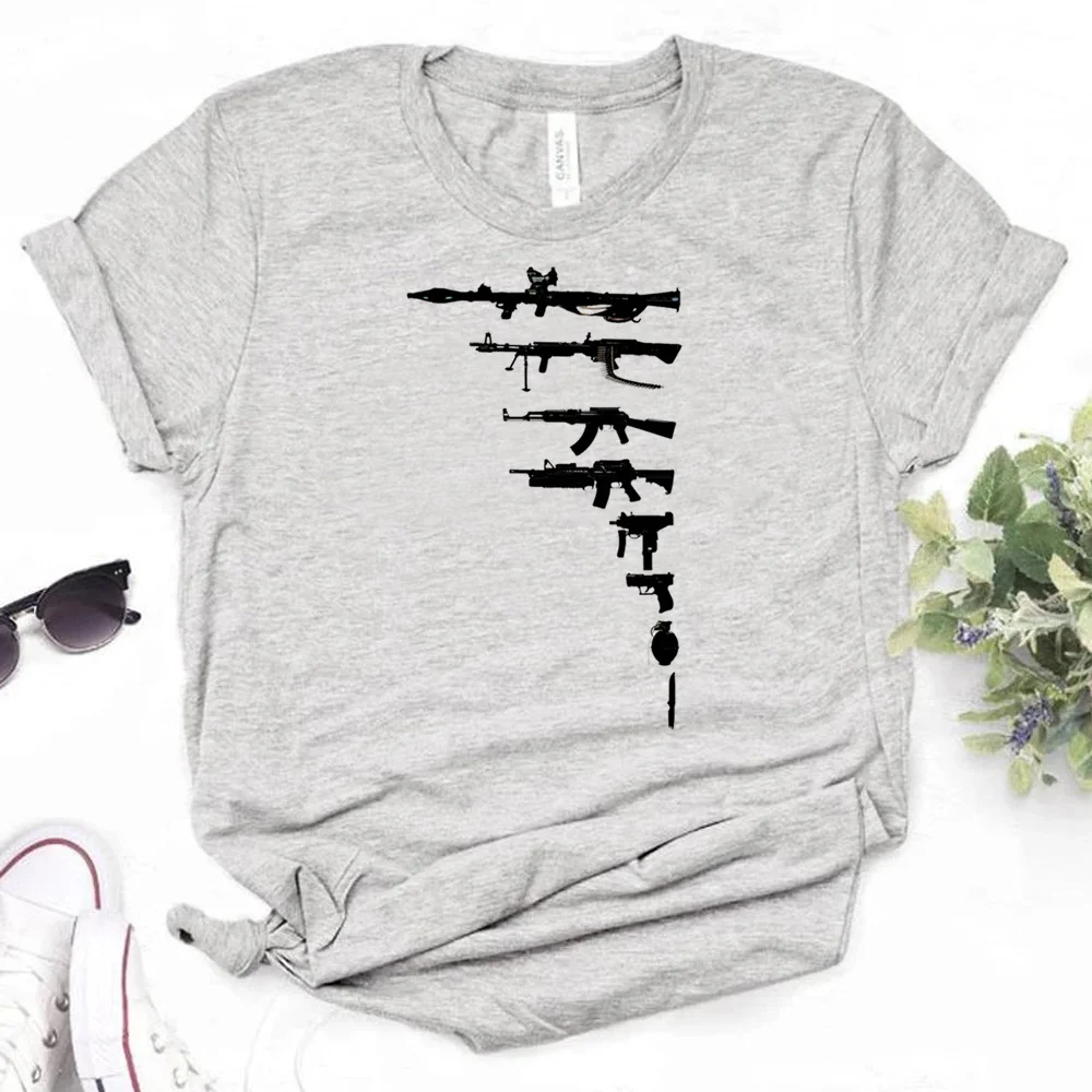Weapons t-shirts women streetwear Japanese comic t shirt female comic clothing
Weapons t-shirts women streetwear Japanese comic t shirt female comic clothing