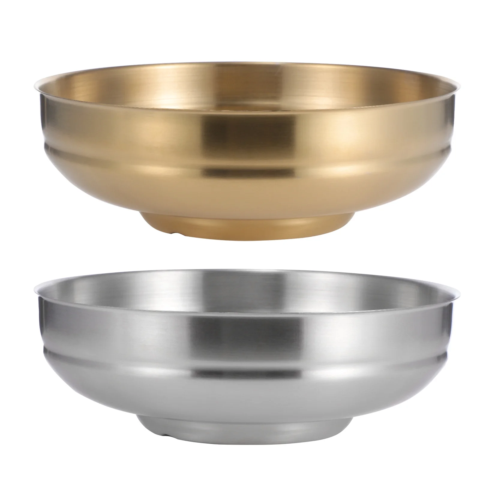 2Pcs Stainless Steel Bowls Household Bowls Instant Noodle Bowls Food Bowls
2Pcs Stainless Steel Bowls Household Bowls Instant Noodle Bowls Food Bowls