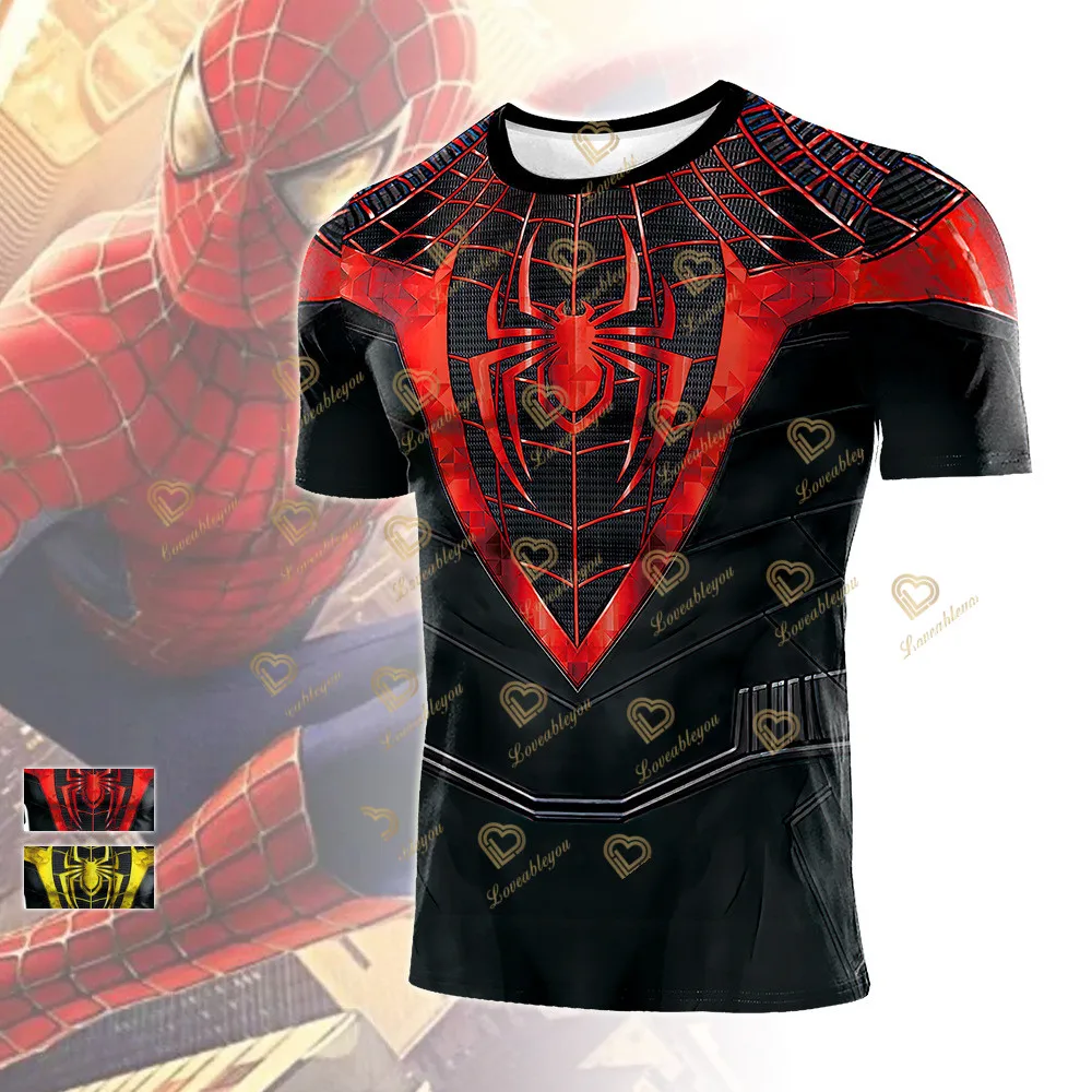 Men Summer Compression T-Shirt Spiderman 3D Printed Short Sleeve T Shirt Top Fitness Quick Dry Cosplay Graphic Tees
Men Summer Compression T-Shirt Spiderman 3D Printed Short Sleeve T Shirt Top Fitness Quick Dry Cosplay Graphic Tees