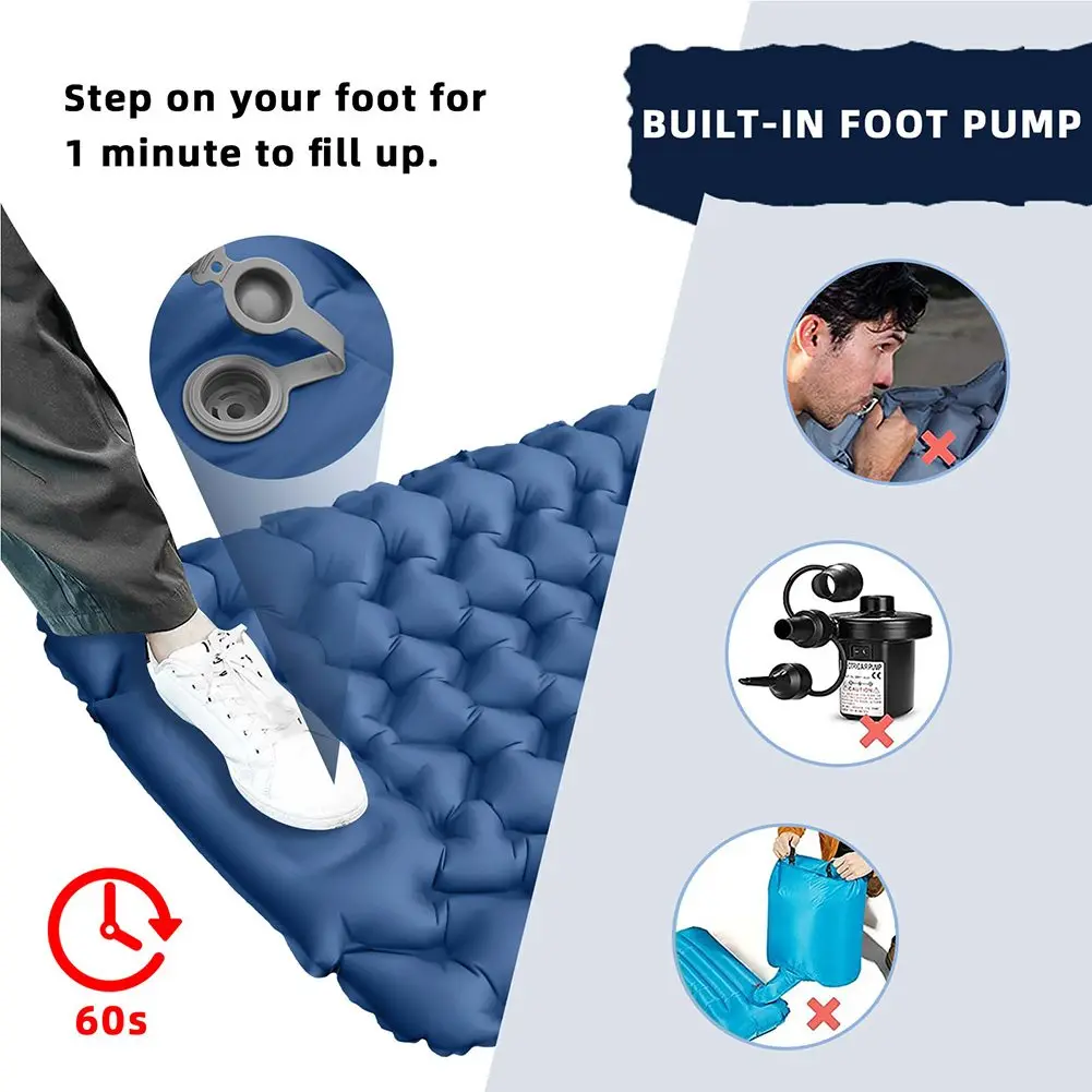 Camping Set Outdoor Sleeping Pad Camping Etc. Fishing Hiking Mountaineering Enough For 1-2 Person No Pump Needed
Camping Set Outdoor Sleeping Pad Camping Etc. Fishing Hiking Mountaineering Enough For 1-2 Person No Pump Needed