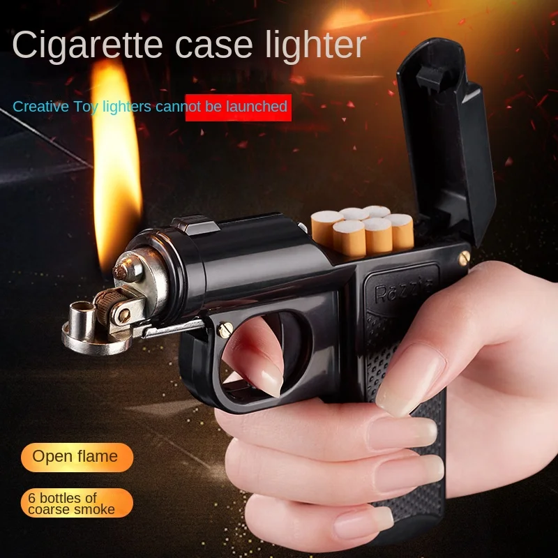 Cigarette lighter integrated ignition gun kerosene lighter multifunctional dual purpose cigarette set
Cigarette lighter integrated ignition gun kerosene lighter multifunctional dual purpose cigarette set