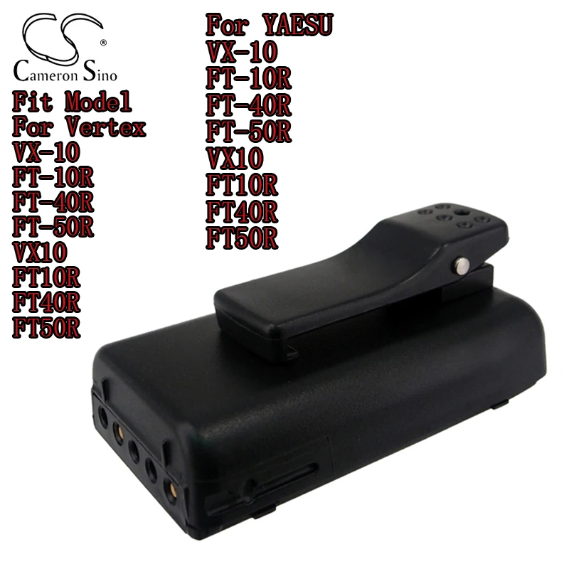 Аккумулятор Cameron Sino для двухсторонней радиосвязи для YAESU VX-10 FT-10R FT-40R VX10 FT10R FT40R FT50R 2000mAh Ni-MH
Аккумулятор Cameron Sino для двухсторонней радиосвязи для YAESU VX-10 FT-10R FT-40R VX10 FT10R FT40R FT50R 2000mAh Ni-MH