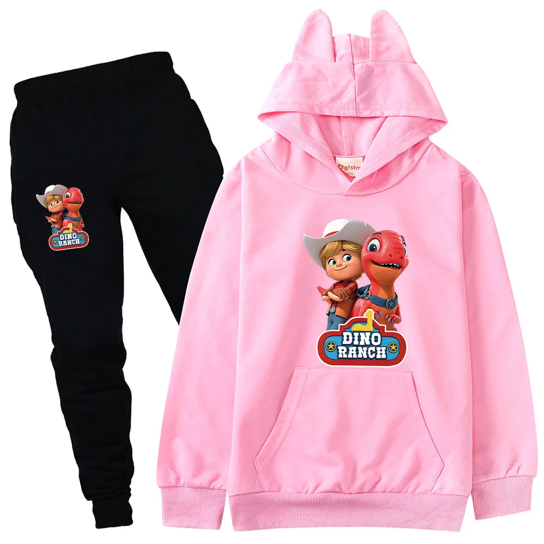 2022 New Kids Dino Ranch Cartoon Print Girls Clothing Boys Long Sleeve Kids Tracksuit Hoodie Top T Shirt + Casual Outfit
2022 New Kids Dino Ranch Cartoon Print Girls Clothing Boys Long Sleeve Kids Tracksuit Hoodie Top T Shirt + Casual Outfit