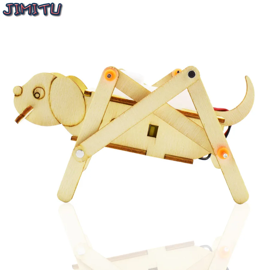Science Toys Crawling Dog DIY Electronic Kit Learning Educational Toys for Children Wooden Stem Kit Innovation Experiment Set
Science Toys Crawling Dog DIY Electronic Kit Learning Educational Toys for Children Wooden Stem Kit Innovation Experiment Set