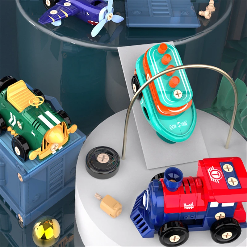 Early Education Vehicle Retro Assembling Car Creative Screw Disassembly Small Train Airplane Boat Children Toys Kids Toys Boys
Early Education Vehicle Retro Assembling Car Creative Screw Disassembly Small Train Airplane Boat Children Toys Kids Toys Boys