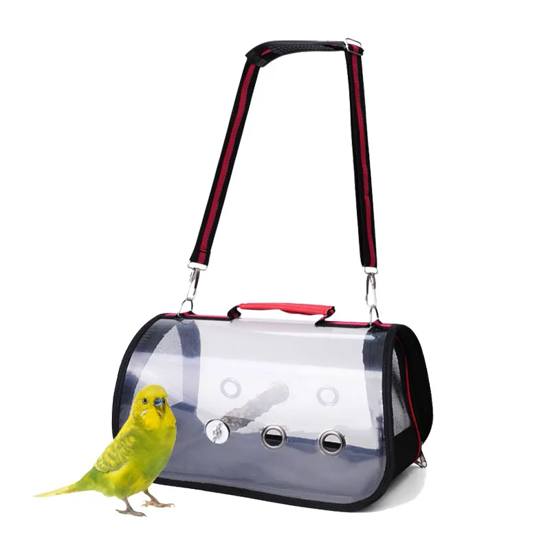 Parrot Outing Carrying Bag With Standing Stick Plastic Transparent Outdoor Travel Bird Supplies Cage Breathable Mesh Backpack
Parrot Outing Carrying Bag With Standing Stick Plastic Transparent Outdoor Travel Bird Supplies Cage Breathable Mesh Backpack