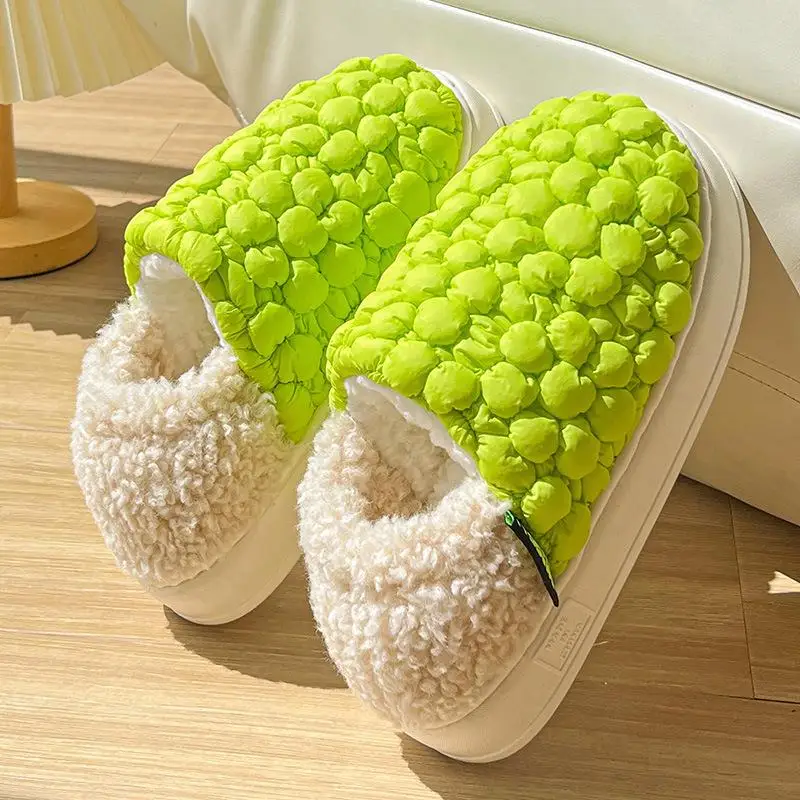 2023 Bubbles Down Cotton Slippers For Women And Men Couples Non-slip Warm House Shoes With Back Heel Fashion Slipper Dropship
2023 Bubbles Down Cotton Slippers For Women And Men Couples Non-slip Warm House Shoes With Back Heel Fashion Slipper Dropship