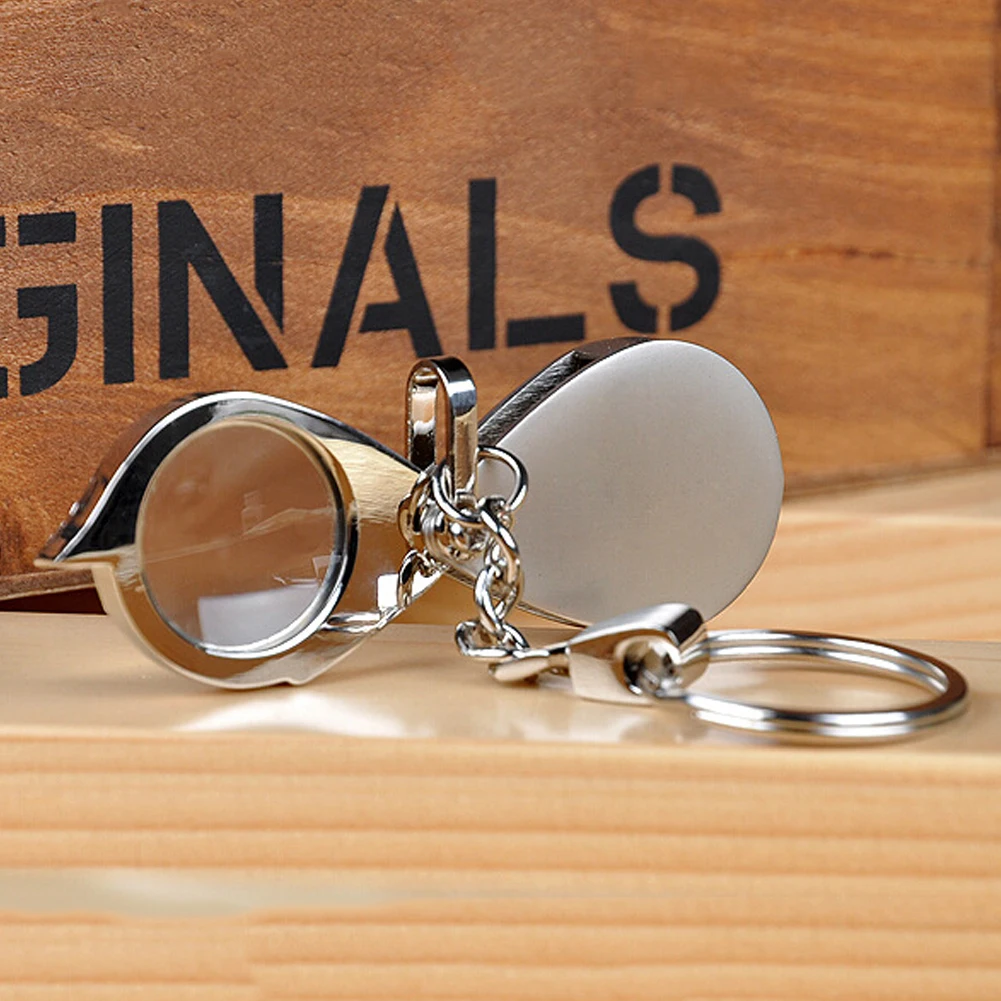 10X With Key Chain Magnifying Tool Portable Daily Reading Folding Glass Home Office Travel Mini Magnifier
10X With Key Chain Magnifying Tool Portable Daily Reading Folding Glass Home Office Travel Mini Magnifier