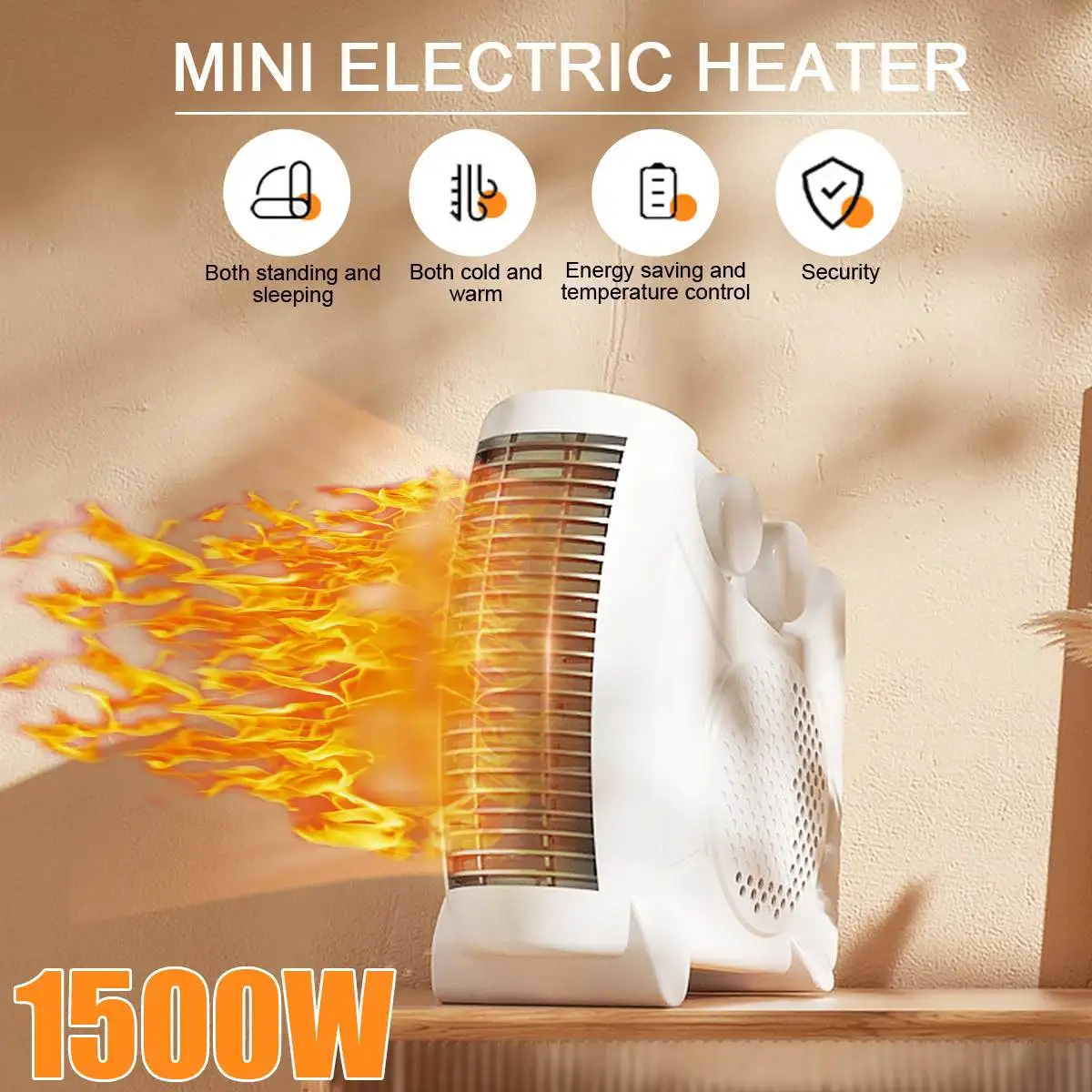 1500W Household Electric Heater Automatic Temperature Control Hot Cold Air Blower Winter Stove Radiator for Office Dormitory
1500W Household Electric Heater Automatic Temperature Control Hot Cold Air Blower Winter Stove Radiator for Office Dormitory