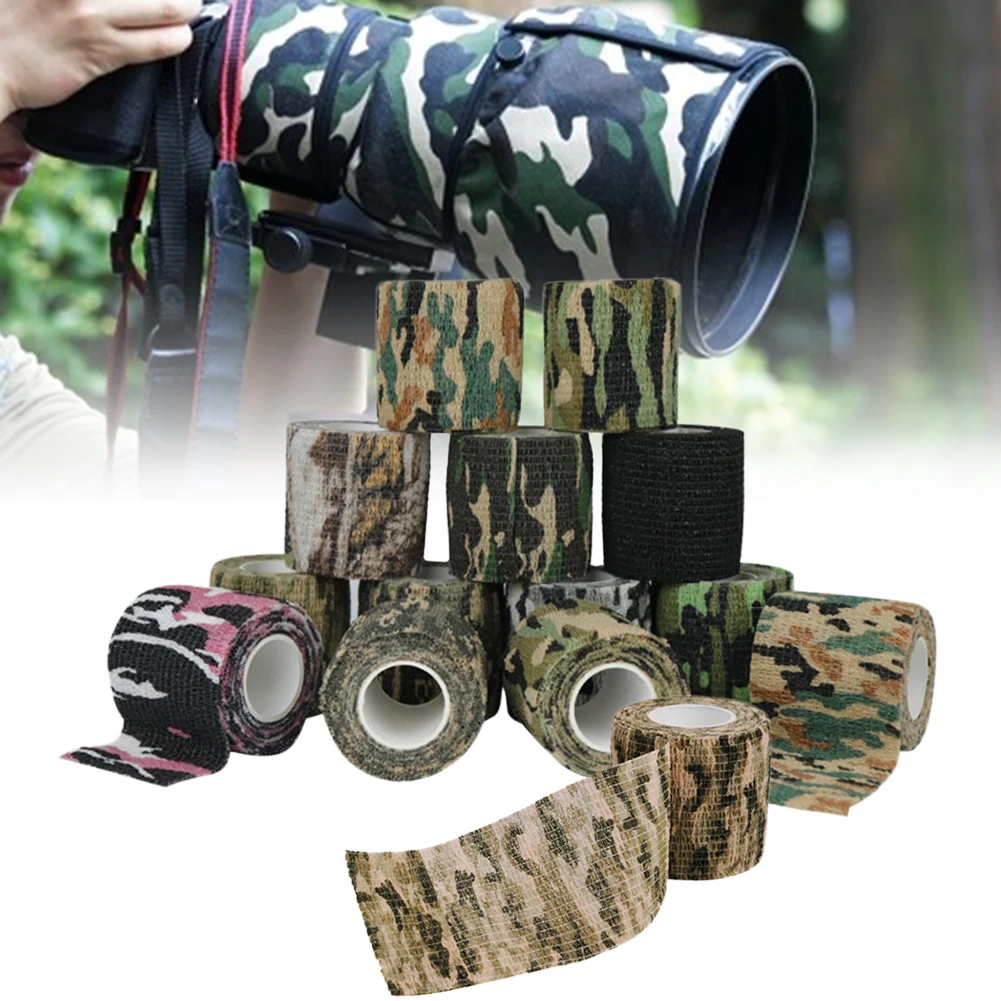 4.5m Non-Woven Camo Tape Multi-functional Self-Adhesive Camouflage Tape for Bicycle Hunting Riding Self-Adhesive Car Accessories
4.5m Non-Woven Camo Tape Multi-functional Self-Adhesive Camouflage Tape for Bicycle Hunting Riding Self-Adhesive Car Accessories