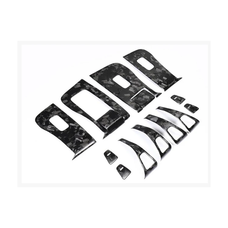 14pcs genuine dry forged carbon fiber window switch covers for model 3 gloss right hand drive interior
14pcs genuine dry forged carbon fiber window switch covers for model 3 gloss right hand drive interior