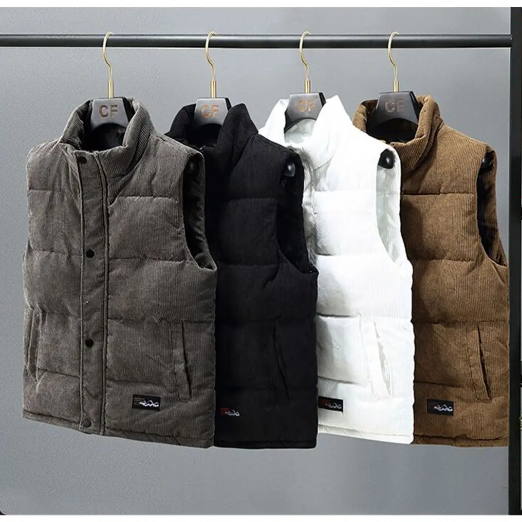 2022 new autumn winter men's corduroy down cotton waistcoat casual vest sleeveless thermal vest fashion thickened horse clip
2022 new autumn winter men's corduroy down cotton waistcoat casual vest sleeveless thermal vest fashion thickened horse clip