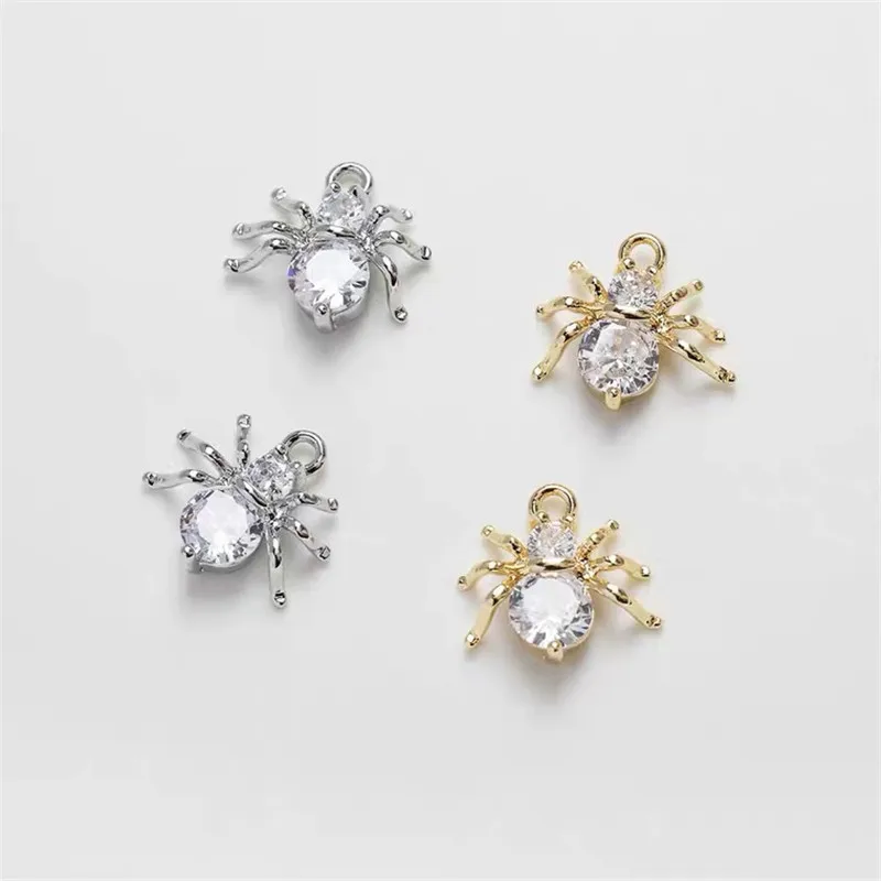 20pcs/lot zircon decoration animals cartoon spider shape copper floating locket charms diy jewerly earring/necklace accessory
20pcs/lot zircon decoration animals cartoon spider shape copper floating locket charms diy jewerly earring/necklace accessory