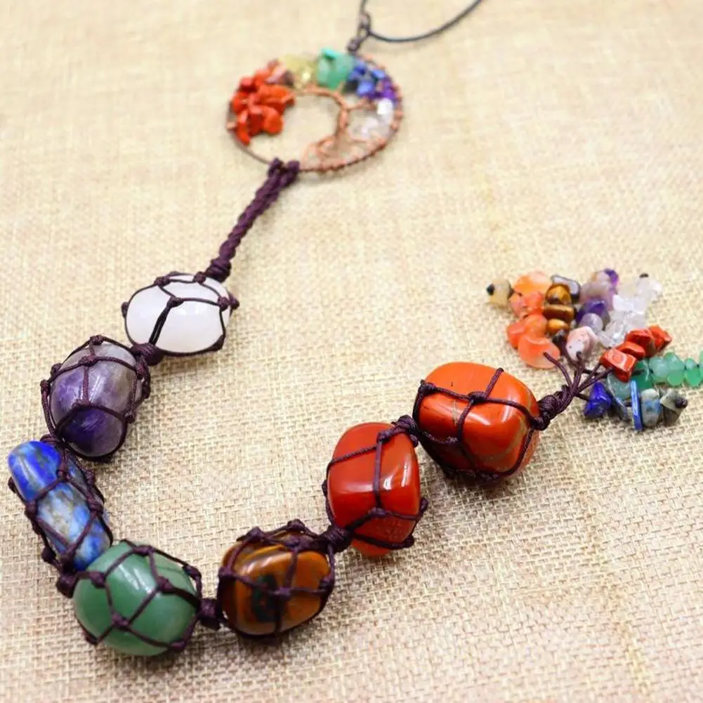 Tree of Life Chakra Stones Healing Crystals Feng Shui Hanging Ornament 7 Chakra Home Decoration
Tree of Life Chakra Stones Healing Crystals Feng Shui Hanging Ornament 7 Chakra Home Decoration