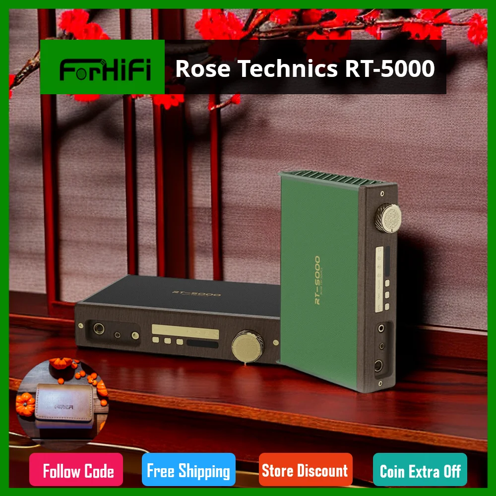 Rose Technics RT-5000 Integrated Headphone Amplifier and DAC Guaranteed High Sound Quality
Rose Technics RT-5000 Integrated Headphone Amplifier and DAC Guaranteed High Sound Quality