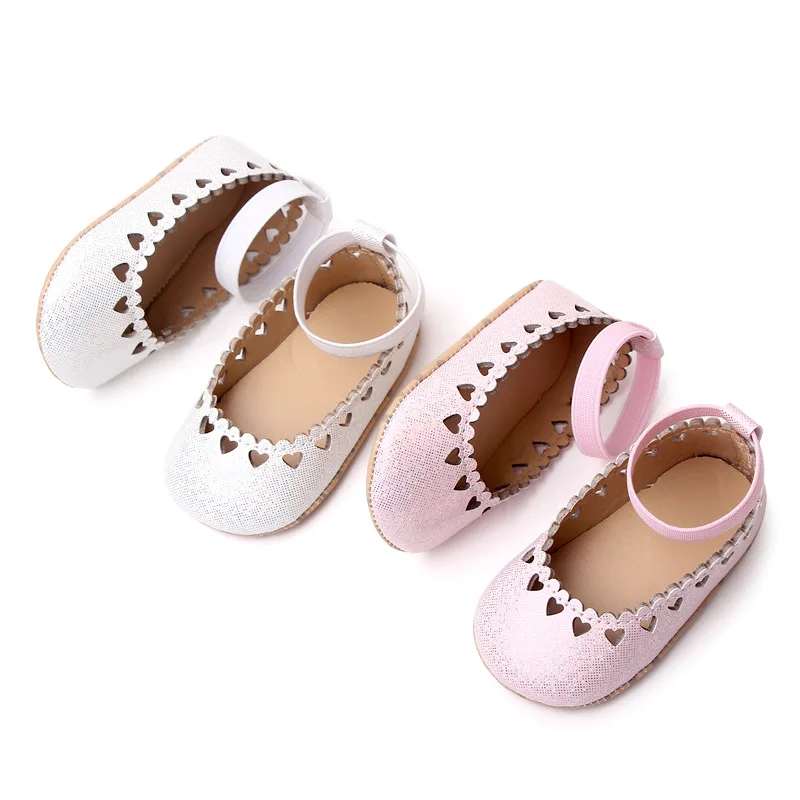 Newborn Infant Baby Girl Summer Kids Shoes Soft Sole Crib Prewalker Toddler Anti-Slip Solid First Walkers heart-shaped Shiny 
Newborn Infant Baby Girl Summer Kids Shoes Soft Sole Crib Prewalker Toddler Anti-Slip Solid First Walkers heart-shaped Shiny