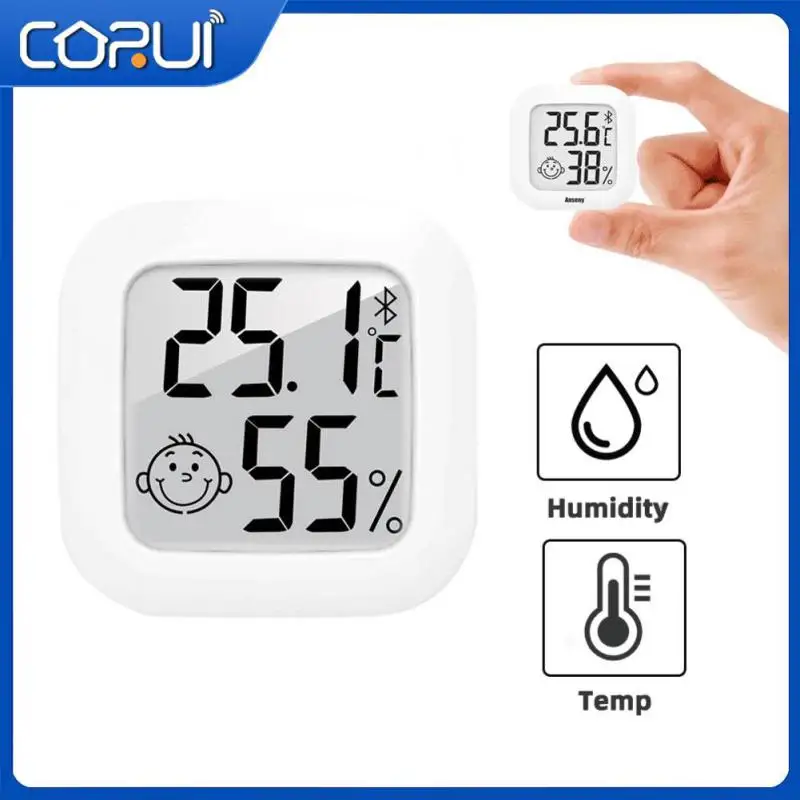 CORUI LCD Mini Digital Temperature Room Hygrometer Gauge Sensor Smart Bluetooth Control Temperature Humidity Sensor Smart Life
CORUI LCD Mini Digital Temperature Room Hygrometer Gauge Sensor Smart Bluetooth Control Temperature Humidity Sensor Smart Life