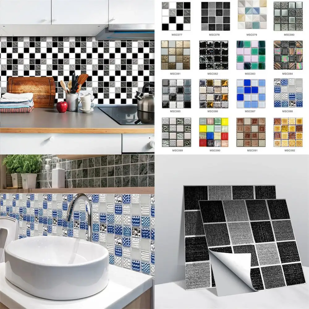 Imitation Brick Mosaic Crystal Tile Waterproof 10pcs Wallpaper Beautiful Wall Sticker Exquisite DIY Decor Self Adhesive 3D
Imitation Brick Mosaic Crystal Tile Waterproof 10pcs Wallpaper Beautiful Wall Sticker Exquisite DIY Decor Self Adhesive 3D