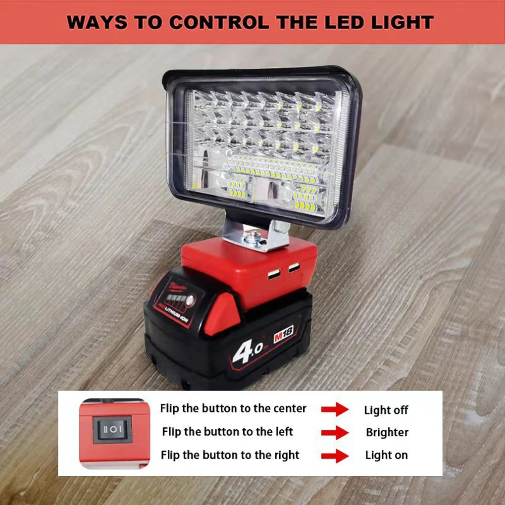 Work Lights Modes Lamp Camping Flashlights Spotlight Bright Multi-function 
Work Lights Modes Lamp Camping Flashlights Spotlight Bright Multi-function