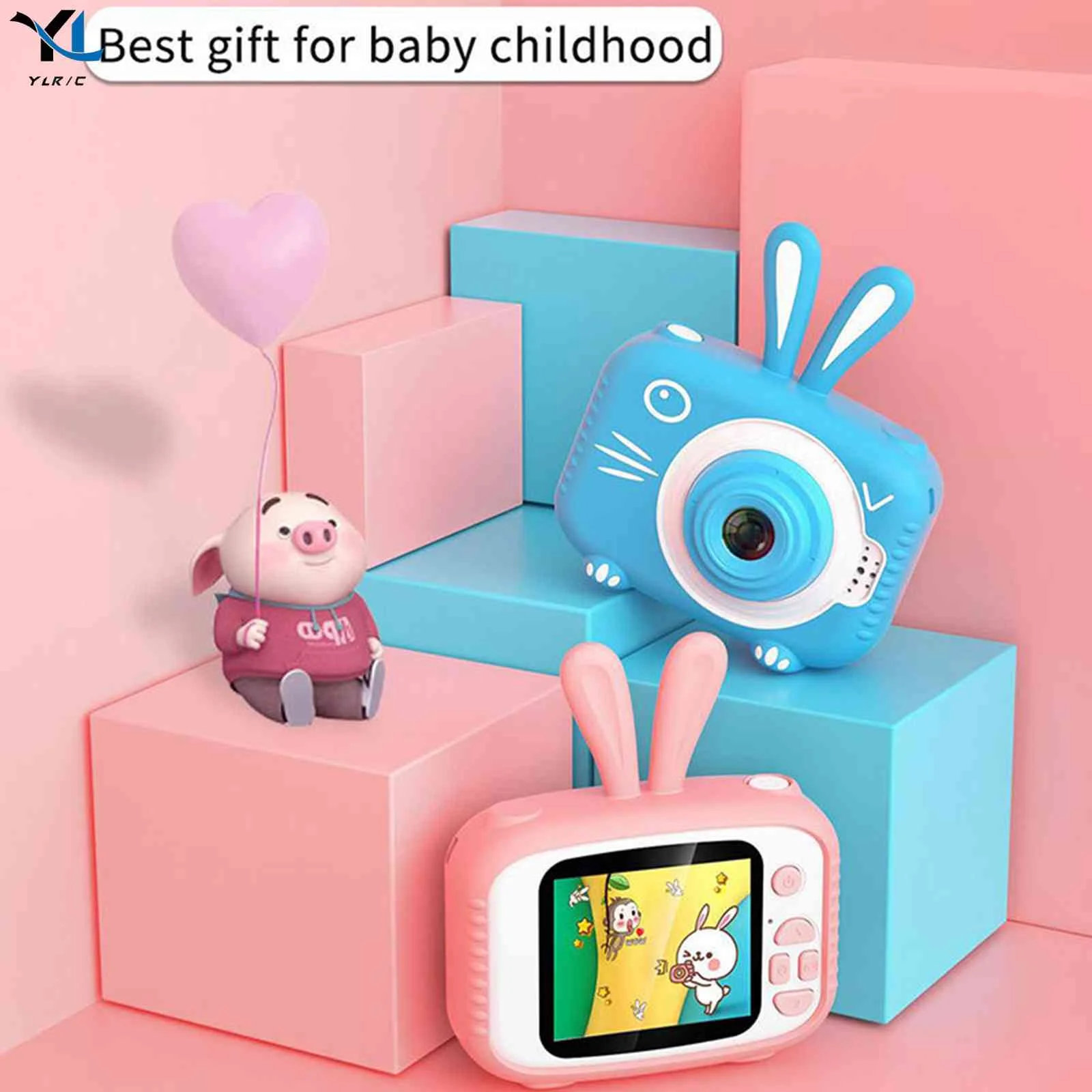 Cartoon Rabbit Kids Camera Educational Toys 2 Inch HD Screen Kids Digital Camera with Lanyard Birthday Gift with 32G Memory Card
Cartoon Rabbit Kids Camera Educational Toys 2 Inch HD Screen Kids Digital Camera with Lanyard Birthday Gift with 32G Memory Card