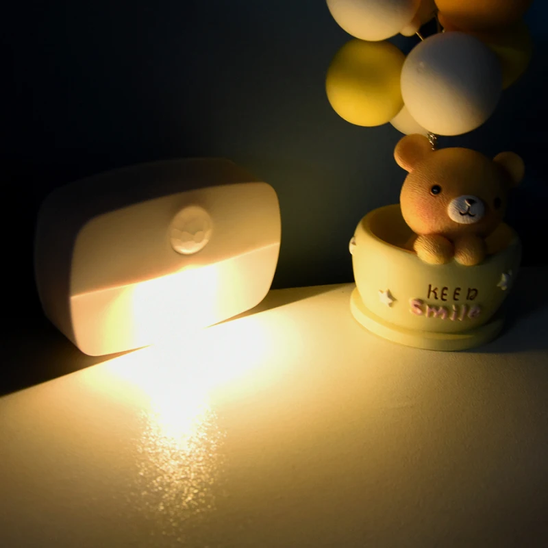 Wireless Night Lamp With Motion Sensor LED Night Lights Batteries Small Nightlights Lamp For Room Corridor Closet Easy Install
Wireless Night Lamp With Motion Sensor LED Night Lights Batteries Small Nightlights Lamp For Room Corridor Closet Easy Install