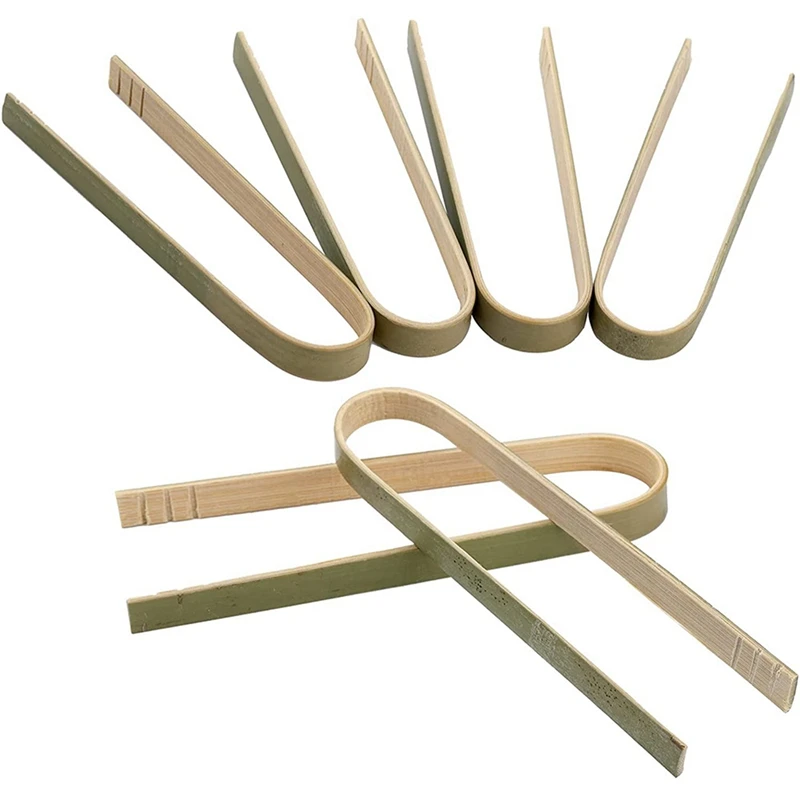 600 Pack Mini Bamboo Tongs, 4 Inch Disposable Tongs, Eco-Friendly Mini Disposable Bamboo Utensils Toast Tongs
600 Pack Mini Bamboo Tongs, 4 Inch Disposable Tongs, Eco-Friendly Mini Disposable Bamboo Utensils Toast Tongs
