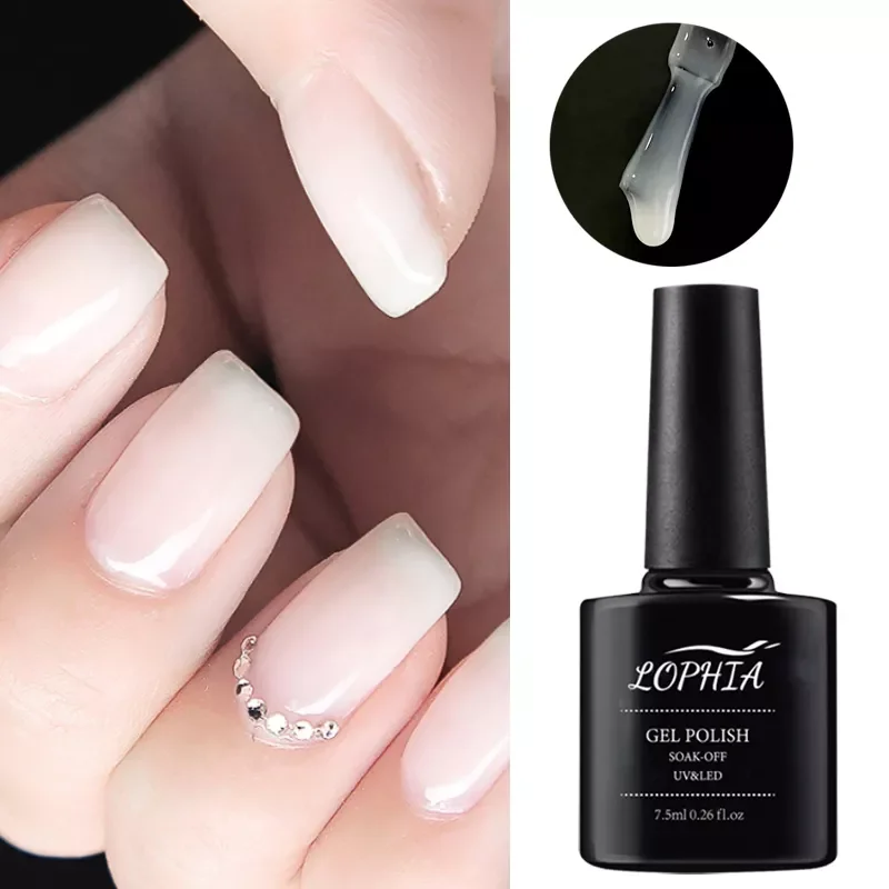 Milky White Nails Gel Polish Long Lasting Semi-transparent Opal Jelly Gel Nail Polish Soak Off UV Gel 7.5ml for new user
Milky White Nails Gel Polish Long Lasting Semi-transparent Opal Jelly Gel Nail Polish Soak Off UV Gel 7.5ml for new user