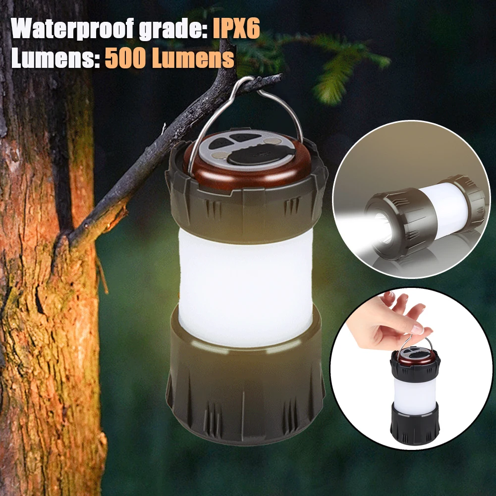 Multifunction LED Emergency Lights USB Rechargeable Portable Tent Lamp Waterproof Hanging Lanterns with Magnet Base for Outdoor
Multifunction LED Emergency Lights USB Rechargeable Portable Tent Lamp Waterproof Hanging Lanterns with Magnet Base for Outdoor