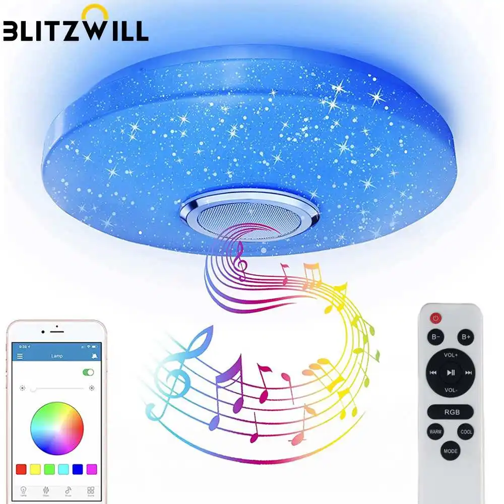 30CM Modern RGB Dimmable Music Ceiling Light 60W Home LED Lighting Remote&APP Control Smart Lamp For Home Bedroom
30CM Modern RGB Dimmable Music Ceiling Light 60W Home LED Lighting Remote&APP Control Smart Lamp For Home Bedroom