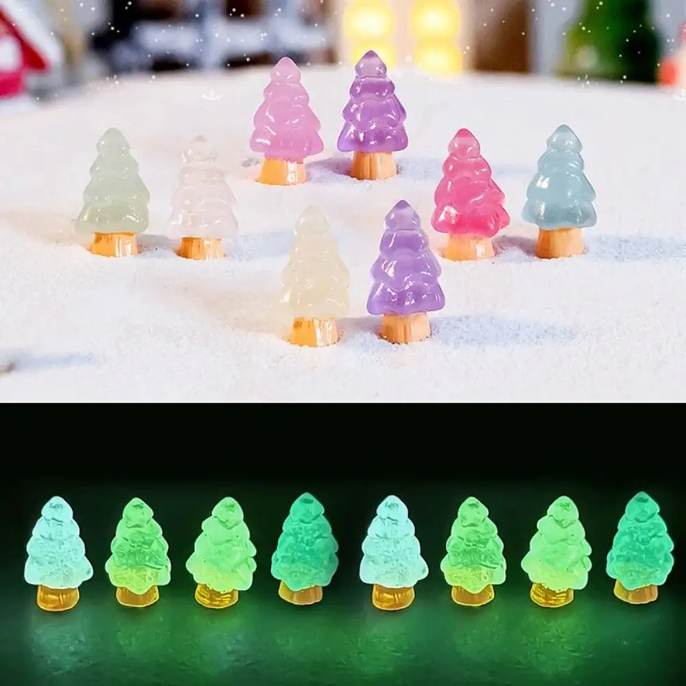10pcs Mini Xmas Tree Miniatures Resin Micro Landscape Noctilucent Christmas Ornaments DIY Snowscape Accessories Home Decor
10pcs Mini Xmas Tree Miniatures Resin Micro Landscape Noctilucent Christmas Ornaments DIY Snowscape Accessories Home Decor