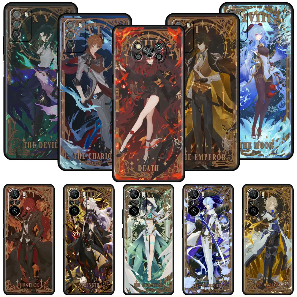 Phone Black Case For Xiaomi Redmi Note 11 12 10 9 8 7 Pro 9S 9A 9C 10s 8T K40 10C 10S Funda Soft Cover Genshin Impact Tarot
Phone Black Case For Xiaomi Redmi Note 11 12 10 9 8 7 Pro 9S 9A 9C 10s 8T K40 10C 10S Funda Soft Cover Genshin Impact Tarot