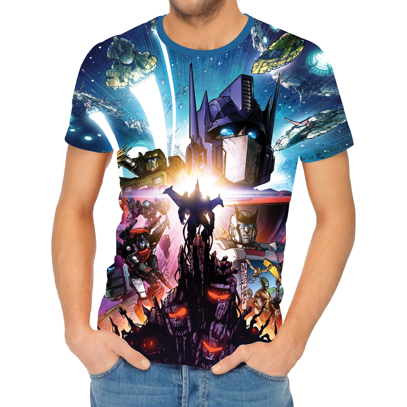 Summer New Men's T-Shirt Cartoon Anime Gundam Robot Warrior Unicorn Printed Shirt Family Travel Shopping Party T-Shirt Hot Sale
Summer New Men's T-Shirt Cartoon Anime Gundam Robot Warrior Unicorn Printed Shirt Family Travel Shopping Party T-Shirt Hot Sale