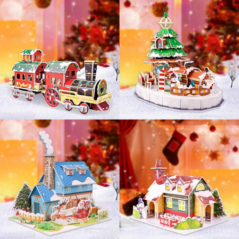 1Set Christmas Train Santa Cluase House Jigsaw Puzzles Kid Xmas Gift Christmas Party Deor Kid Favor Present New Year Party 2023 
1Set Christmas Train Santa Cluase House Jigsaw Puzzles Kid Xmas Gift Christmas Party Deor Kid Favor Present New Year Party 2023