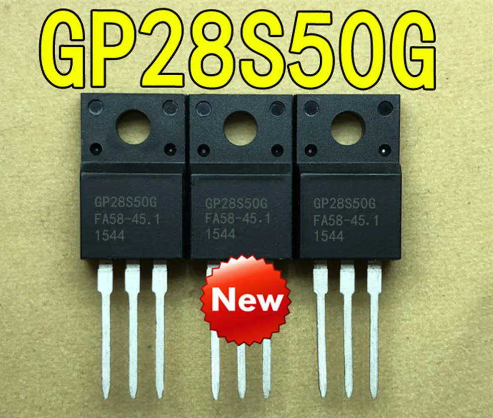 New GP28S50G 28A 500V High Power FET TO220F GP28S5OG 7/5000 High power field effect tube
New GP28S50G 28A 500V High Power FET TO220F GP28S5OG 7/5000 High power field effect tube
