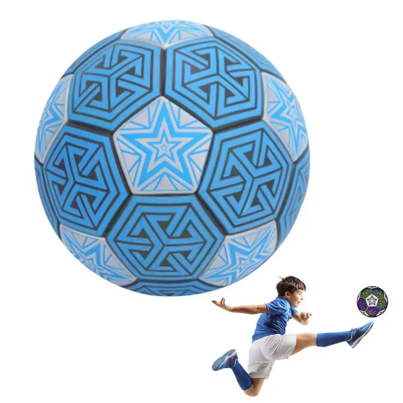 Glow In The Dark Football Flexible Luminous Soccer Ball Size 5 For Football Players Breathable Sealed Soccer With Rubber Lining
Glow In The Dark Football Flexible Luminous Soccer Ball Size 5 For Football Players Breathable Sealed Soccer With Rubber Lining