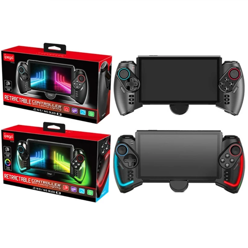 Stretching Game Handle Gaming Accessories Gamepad Mobile Handle Controller with 6Axis Motion Sensing forSwitch/NS OLED
Stretching Game Handle Gaming Accessories Gamepad Mobile Handle Controller with 6Axis Motion Sensing forSwitch/NS OLED