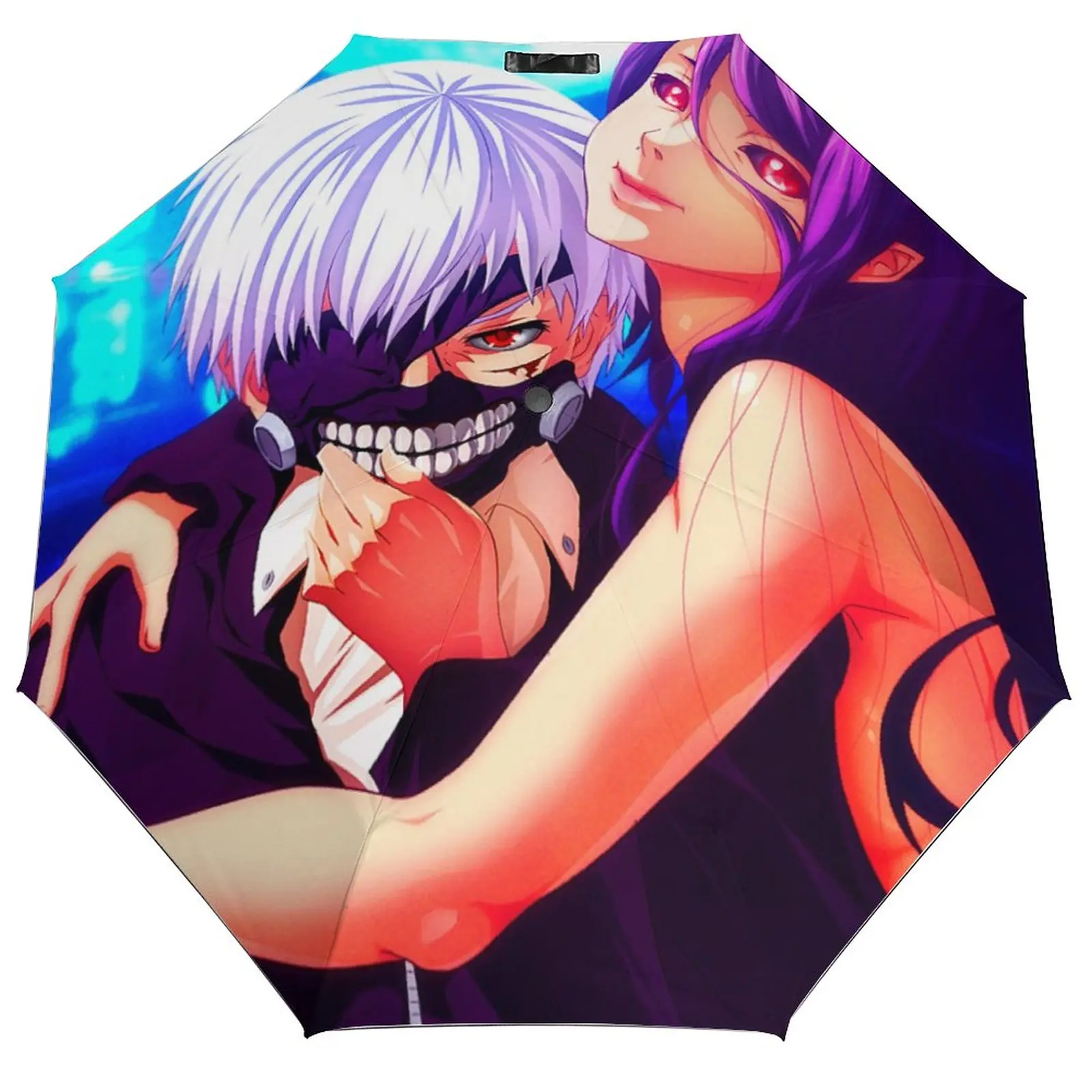Anime Tokyo Ghoul Printed Umbrella Rain Women Automatic Umbrella Three Folding Sun Protection Umbrella Male Portable Parasol
Anime Tokyo Ghoul Printed Umbrella Rain Women Automatic Umbrella Three Folding Sun Protection Umbrella Male Portable Parasol
