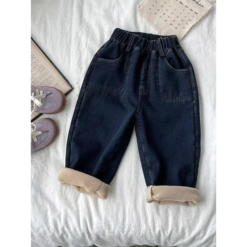 Children's Clothing 2023 Autumn and Winter Girls Fleece-Lined Pants Ziyang Style Baggy Straight Trousers Children's All-Match Je
Children's Clothing 2023 Autumn and Winter Girls Fleece-Lined Pants Ziyang Style Baggy Straight Trousers Children's All-Match Je