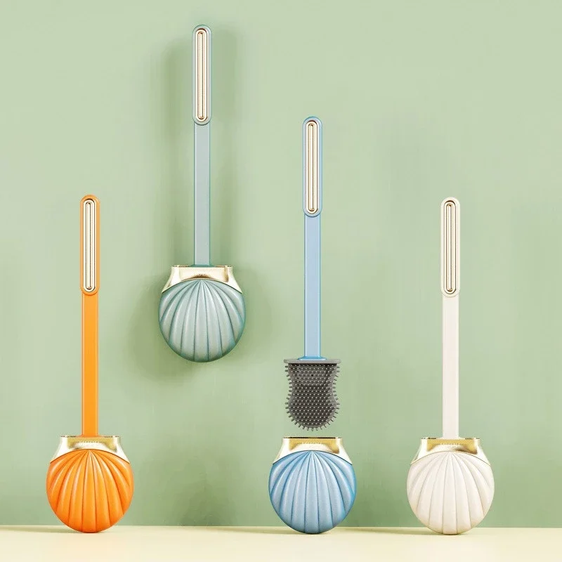 Wall Hanging Household Silicone Toilet No Dead Corner Shell Shape TPR Long Handle Soft Brush Toilet Home Bathroom Accessories
Wall Hanging Household Silicone Toilet No Dead Corner Shell Shape TPR Long Handle Soft Brush Toilet Home Bathroom Accessories