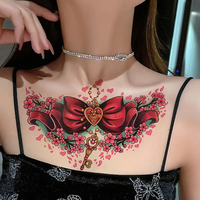 Sexy Chest Bow Tattoo Sticker Waterproof Temporary Tattoos Tatto Tatoo Hotwife Cute Festival Accessories Art Stickers Wholesale
Sexy Chest Bow Tattoo Sticker Waterproof Temporary Tattoos Tatto Tatoo Hotwife Cute Festival Accessories Art Stickers Wholesale