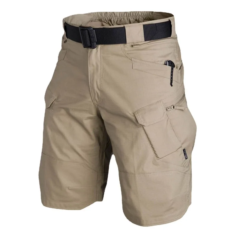 

Шорты мужские быстросохнущие в стиле милитари, мужские уличные штаны с несколькими карманами, износостойкие городские водонепроницаемые тактические карго
